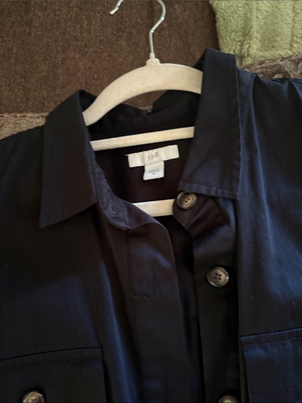 J. Jill Black Button-Front Maxi Shirt Dress - Picture 2 of 4